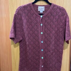 Woolrich crocheted cardigan